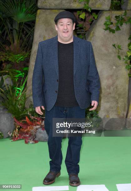 Johnny Vegas attends the 'Early Man' World Premiere at the BFI IMAX on January 14, 2018 in London, England.