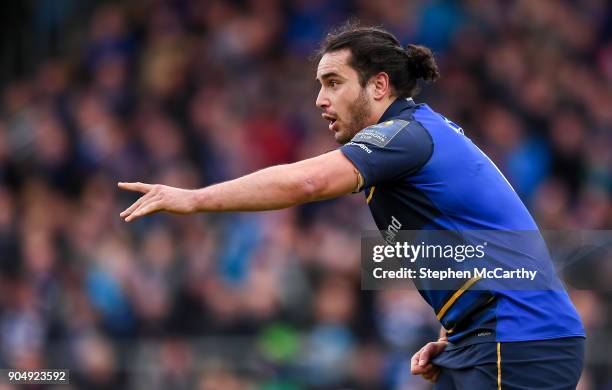 Dublin , Ireland - 14 January 2018; James Lowe of Leinster during the European Rugby Champions Cup Pool 3 Round 5 match between Leinster and Glasgow...