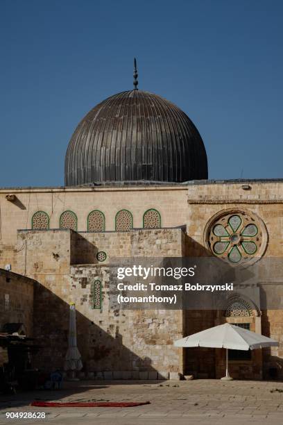 al-aqsa mosque in jerusalem - al aqsa stock pictures, royalty-free photos & images
