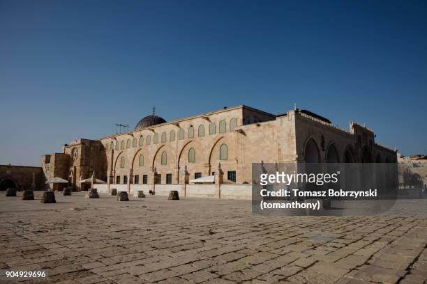 al-aqsa mosque in jerusalem - herod the great stock pictures, royalty-free photos & images