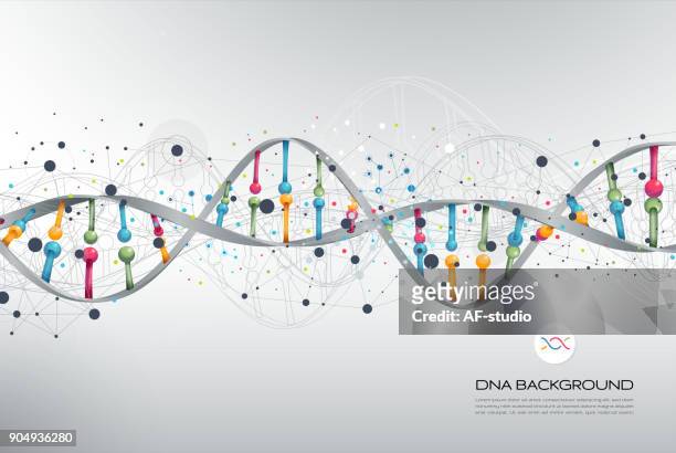 dna abstract background - dna stock illustrations