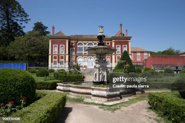 fronteira palace (palace of the marquesses of fronteira) - fronteira stockfoto's en -beelden