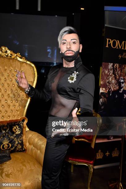 Harald Gloeoeckler attends the Pompoeoes Welcome Party 2018 on January 14, 2018 in Berlin, Germany.