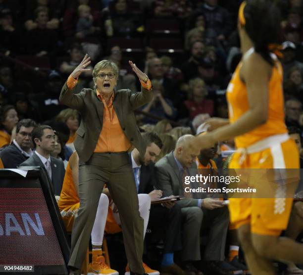 Holly Warlick head coach University of Tennessee. SEC rivals Tennessee and USC faced off for some Women's basketball on Sunday Jan. 14, 2018 at the...