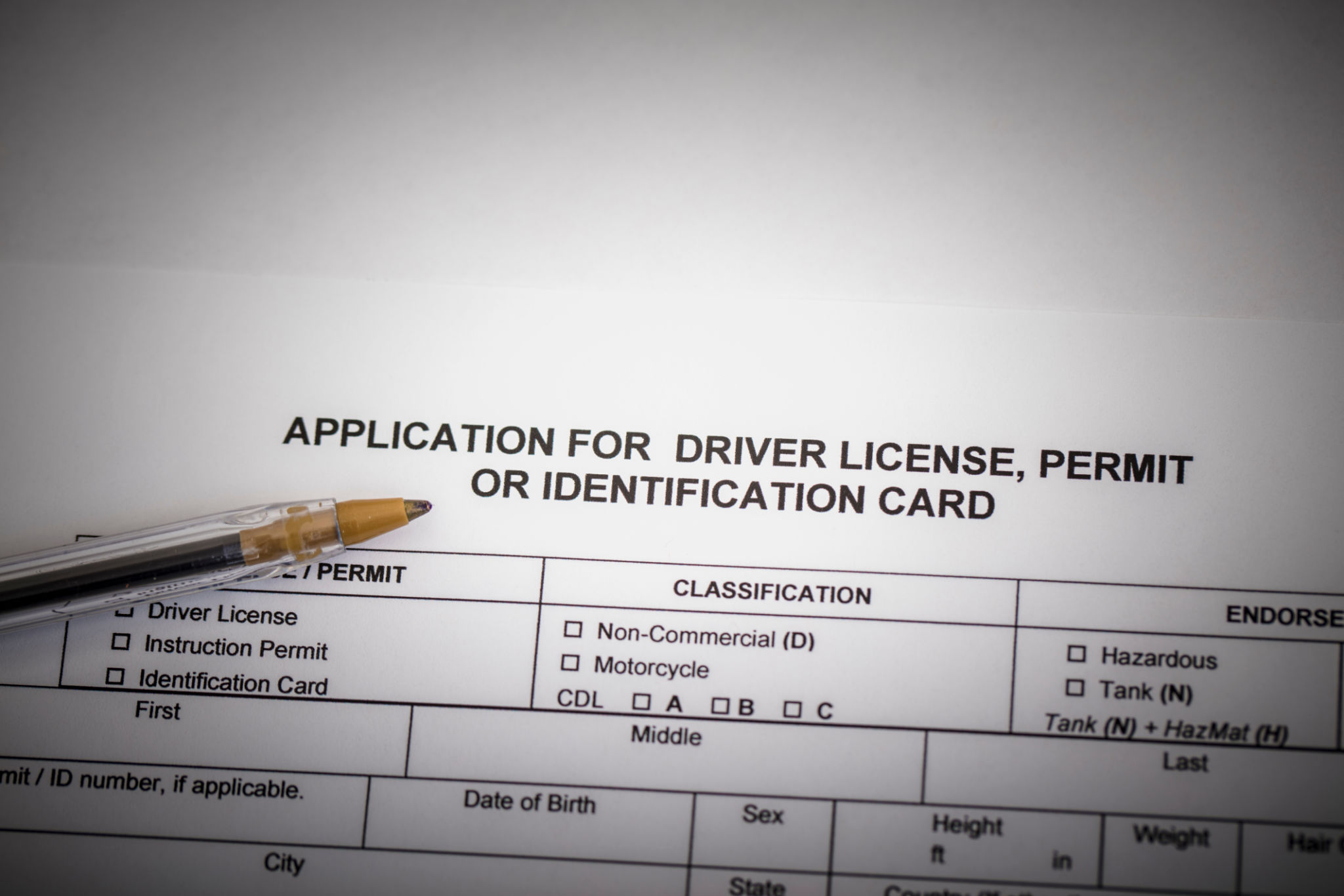 fishing license application