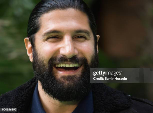 Kayvan Novak attends the 'Early Man' World Premiere held at BFI IMAX on January 14, 2018 in London, England.