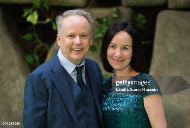 Nick Park and Mags Connolly attends the 'Early Man' World Premiere held at BFI IMAX on January 14, 2018 in London, England.