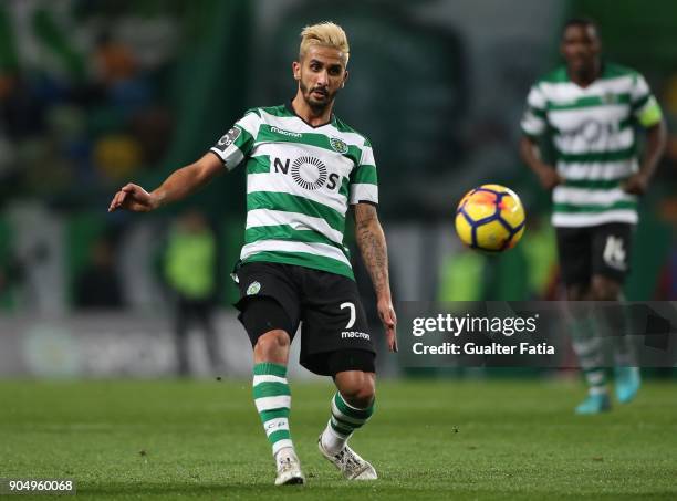 Sporting CP midfielder Ruben Ribeiro from Portugal in action during the Primeira Liga match between Sporting CP and CD Aves at Estadio Jose Alvalade...