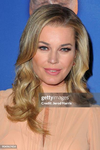 Actress Rebecca Romijn attends the 2018 American Rescue Dog Show at Pomona Fairplex on January 14, 2018 in Pomona, California.