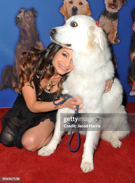 Commentator Larissa Wohl attends the 2018 American Rescue Dog Show at Pomona Fairplex on January 14, 2018 in Pomona, California.