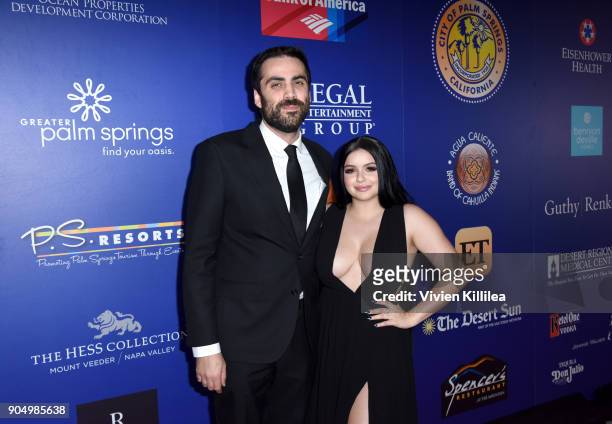 Artistic director of the Palm Springs International Film Festival Michael Lerman and Ariel Winter attend the 29th Annual Palm Springs International...