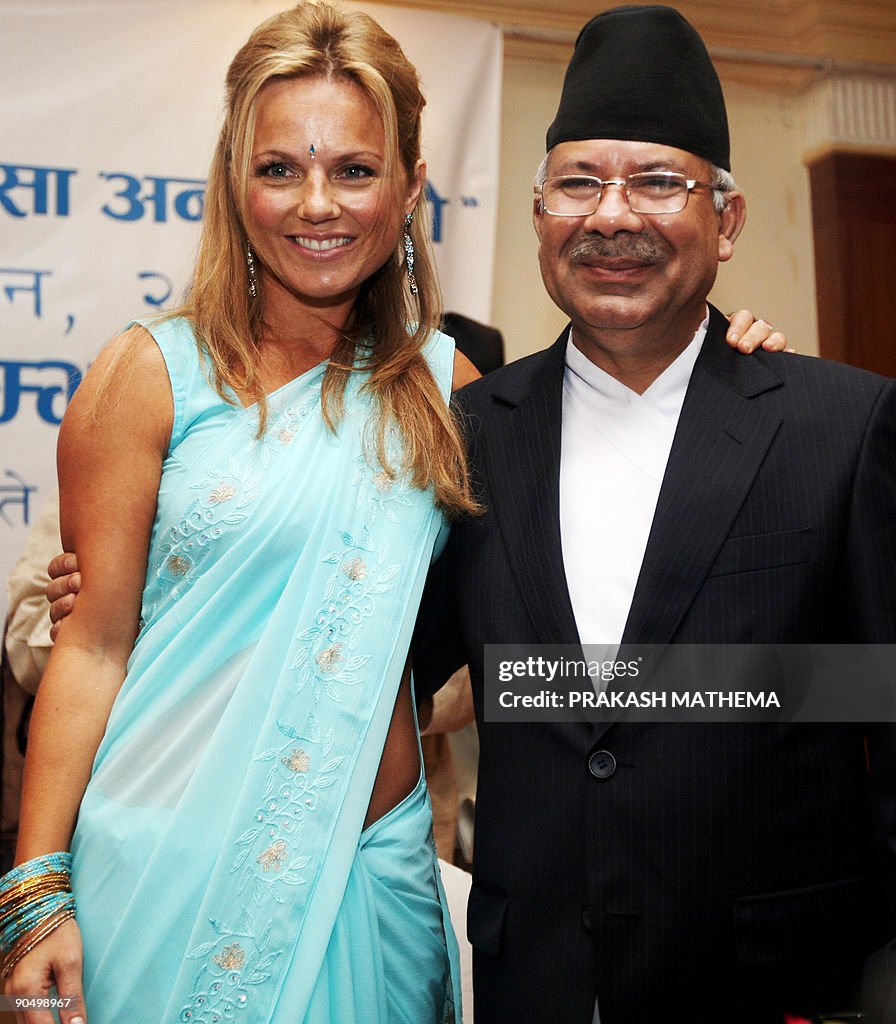 Nepalese Prime Minister Madav Kumar Nepa
