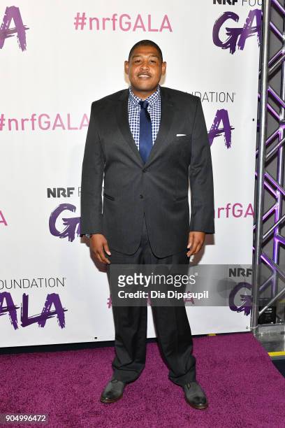 Omar Miller attends the 2018 National Retail Federation Gala at Pier 60 on January 14, 2018 in New York City.