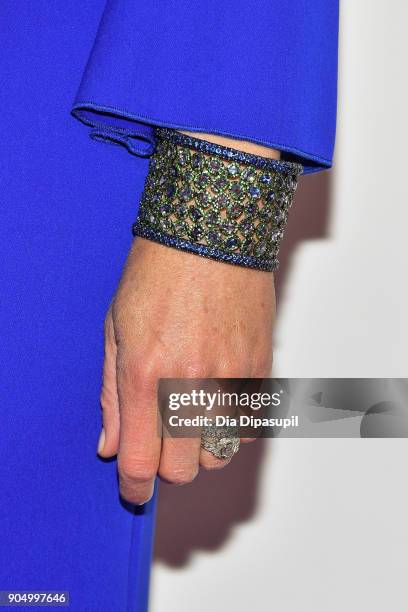 Niki Taylor, bracelet/ring detail, attends the 2018 National Retail Federation Gala at Pier 60 on January 14, 2018 in New York City.