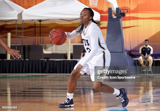 Guard Cabria Lee plays during a college basketball game between the Rice University Owls and the Florida International University Panthers on January...