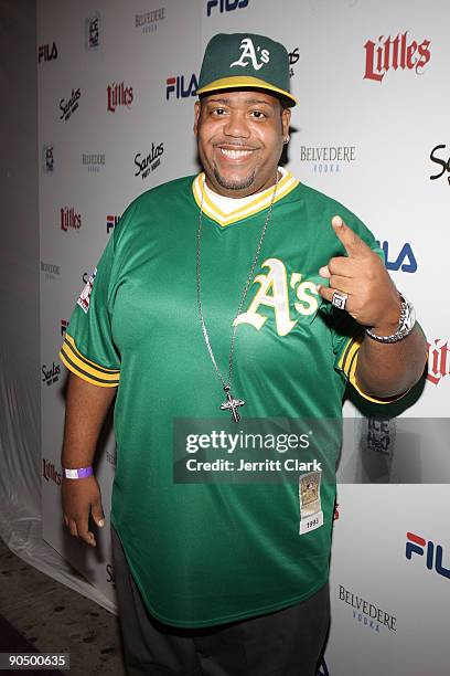 Frank Jugga attends Raekwon's "Only Built 4 Cuban Linx II" album release party at Santos Party House on September 8, 2009 in New York City.