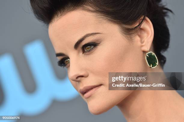 Actress Jaimie Alexander attends the 23rd Annual Critics' Choice Awards at Barker Hangar on January 11, 2018 in Santa Monica, California.