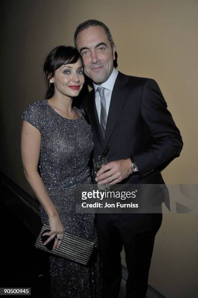 Natalie Imbruglia and James Nesbitt attends the 2009 GQ Men Of The Year Awards at The Royal Opera House on September 8, 2009 in London, England.