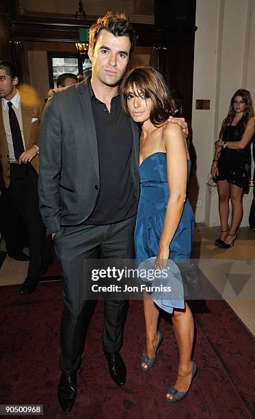 Steve Jones and Claudia Winkleman arrive for the GQ Men of the Year awards at The Royal Opera House on September 8, 2009 in London, England.