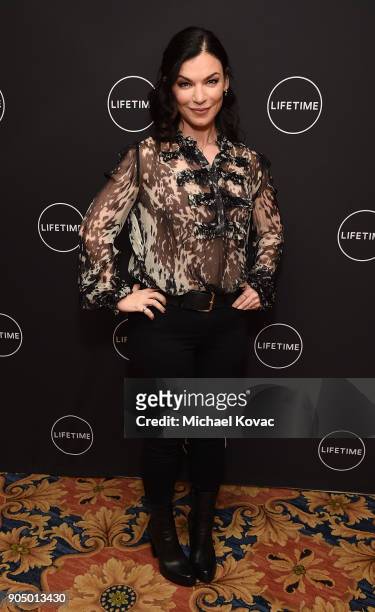 Co-creator/co-showrunner of 'YOU' Sera Gamble attend A+E Networks' 2018 Winter Television Critics Association Press Tour at The Langham Huntington...