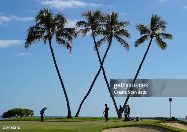 Course scenic view of the 16th hole during the final round of the Sony Open in Hawaii at Waialae Country Club on January 14, 2018 in Honolulu, Hawaii.