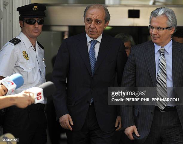 Spain's anti-terrorist judge Baltasar Garzon leaves the Supreme Court in Madrid, on September 9, 2009. Spain's leading investigative judge Baltasar...
