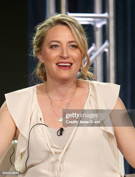 Show creator Jamie Denbo attends A+E Networks' 2018 Winter Television Critics Association Press Tour on January 14, 2018 in Pasadena, California.