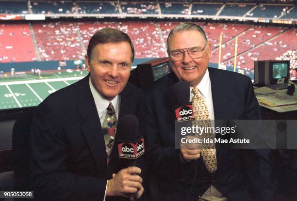 Texas A & M vs. Florida State Bob Griese, Keith Jackson Walt Disney Television via Getty Images Sports Commentators 9/1/98