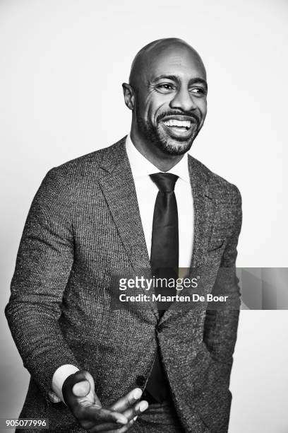 Jay Williams of YoutubeRed's 'Best Shot' poses for a portrait during the 2018 Winter TCA Tour at Langham Hotel on January 13, 2018 in Pasadena,...