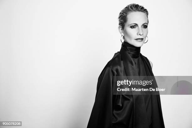 Poppy Delevingne from National Geographic Channels' 'Genius' poses for a portrait during the 2018 Winter TCA Tour at Langham Hotel on January 13,...