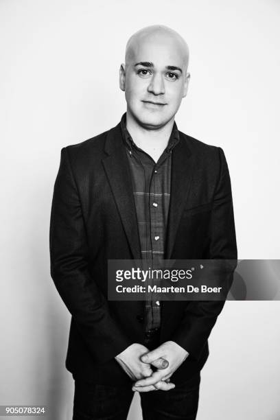 Knight from National Geographic Channels' 'Genius' poses for a portrait during the 2018 Winter TCA Tour at Langham Hotel on January 13, 2018 in...
