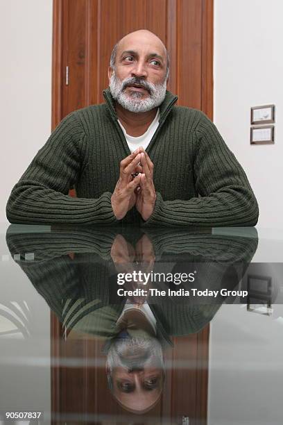 Aman Nath, Hotelier, architect, interior designer and art restorer Co-Chairman of Neemrana Hotels, in New Delhi.