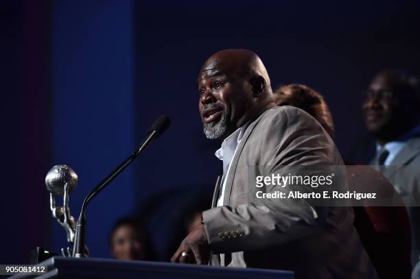 Actor David Mann attends the 49th NAACP Image Awards Non-Televised Award Show at The Pasadena Civic Auditorium on January 14, 2018 in Pasadena,...
