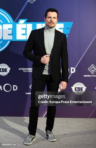 Octavi Pujades attend the 'Cuerpo De Elite' photocall at ME Reina Victoria Hotel on January 12, 2018 in Madrid, Spain.