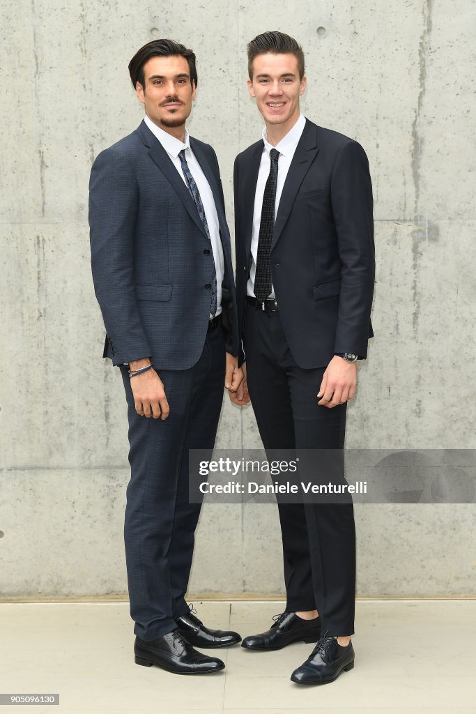 Giorgio Armani - Arrivals - Milan Men's Fashion Week Fall/Winter 2018/19