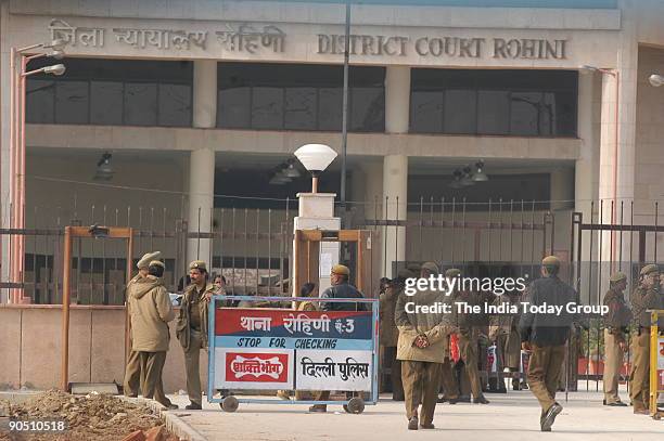 District Courts, Rohini, which was inaugurated by Delhi chief minister Sheila Dixit on January 6, 2005. New Delhi.