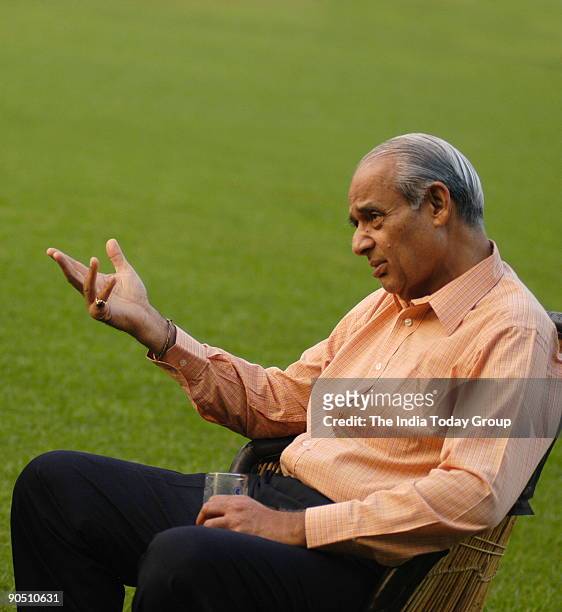 Raj Singh Dungarpur, Indian Team Manager at the CCI Club in Mumbai, Maharashtra, India