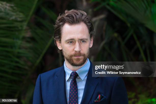 Tom Hiddleston arrives for the world film premiere of "Early Man" at the BFI Imax cinema in the South Bank district of London. January 14, 2018 in...