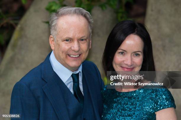 Director Nick Park arrives for the world film premiere of "Early Man" at the BFI Imax cinema in the South Bank district of London. January 14, 2018...