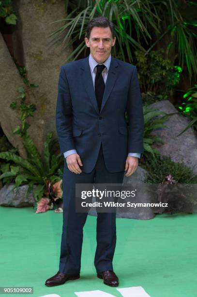 Rob Brydon arrives for the world film premiere of "Early Man" at the BFI Imax cinema in the South Bank district of London. January 14, 2018 in...