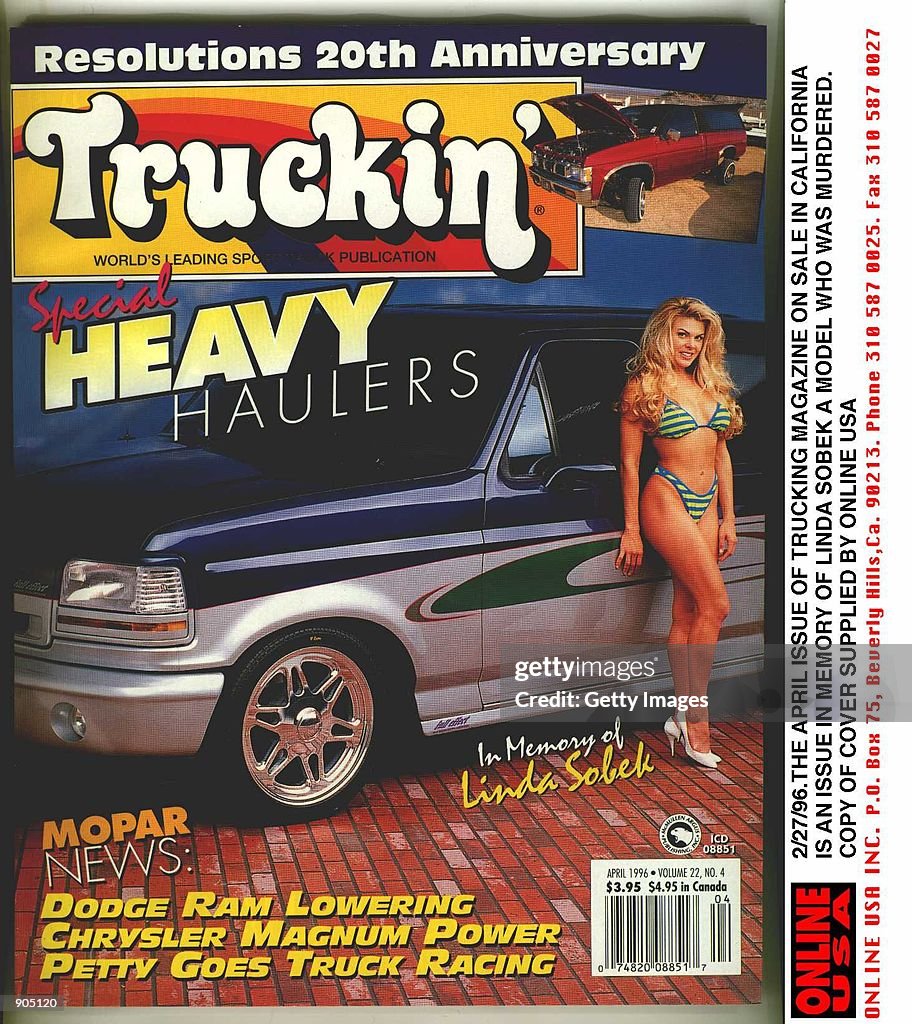 2/27/96. THE APRIL ISSUE OF TRUCKING MAGAZINE IS A SPECIAL ISSUE IN MEMORY OF MURDERED CALIFORNIA MO
