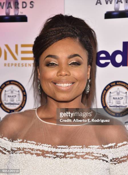 Host Jemele Hill attends the 49th NAACP Image Awards Non-Televised Award Show at The Pasadena Civic Auditorium on January 14, 2018 in Pasadena,...