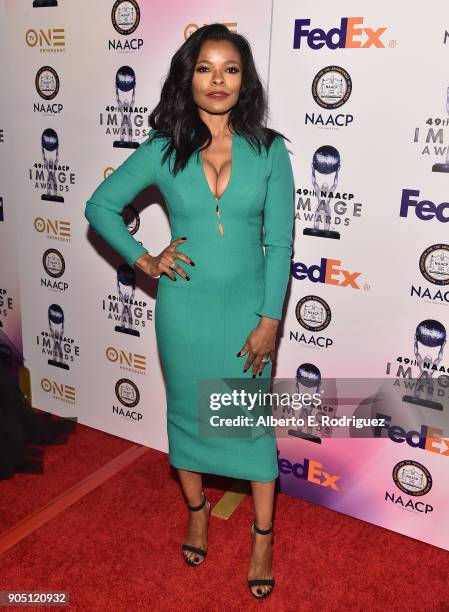 Actress Keesha Sharp attends the 49th NAACP Image Awards Non-Televised Award Show at The Pasadena Civic Auditorium on January 14, 2018 in Pasadena,...