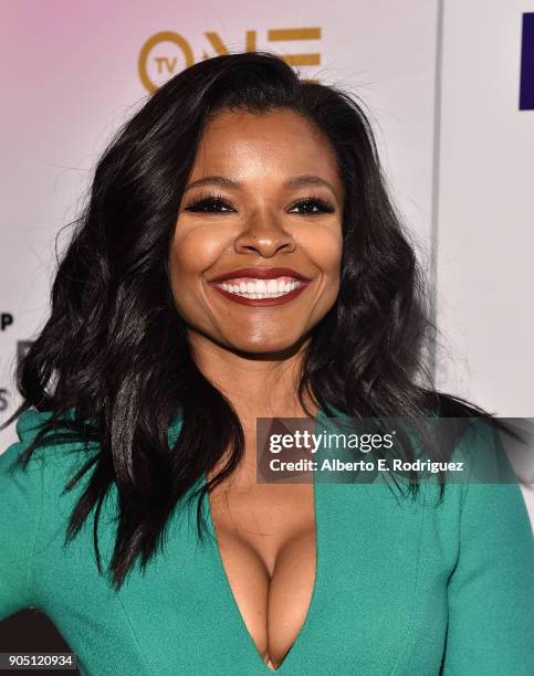 Actress Keesha Sharp attends the 49th NAACP Image Awards Non-Televised Award Show at The Pasadena Civic Auditorium on January 14, 2018 in Pasadena,...