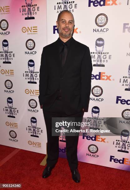 Producer Jesse Collins attends the 49th NAACP Image Awards Non-Televised Award Show at The Pasadena Civic Auditorium on January 14, 2018 in Pasadena,...