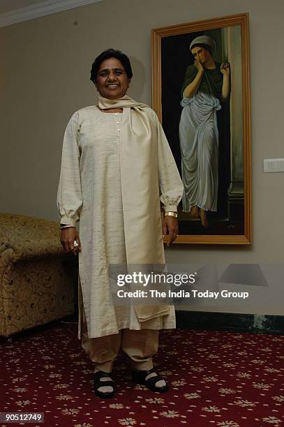 Mayawati, Bahujan Samaj Party President and former Chief Minister of Uttar Pradesh