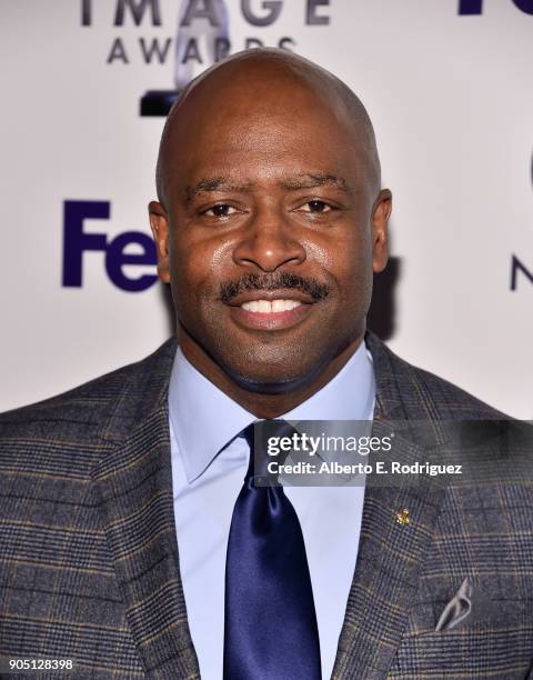 Astronaut Leland Melvin attends the 49th NAACP Image Awards Non-Televised Award Show at The Pasadena Civic Auditorium on January 14, 2018 in...