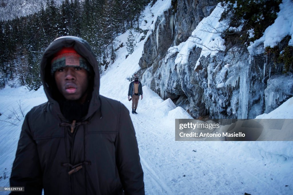 African Migrants Travel Through Italy