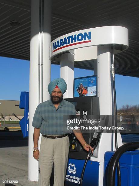 Darshan Singh Dhaliwal, President of Bulk Petroleum Corporation at his Dhaliwal Enterprises in United State of America