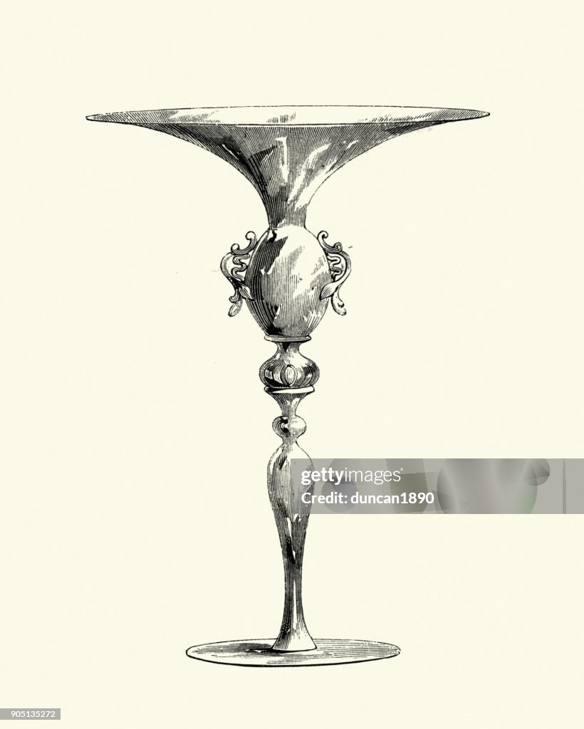 Venetian glass Tazza